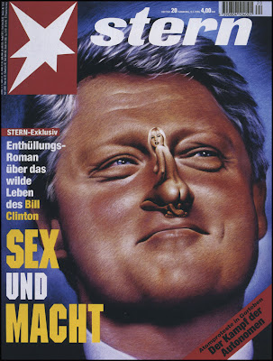 portrait of Bill Clinton.