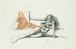 Artist Dan Twyman Drawers Of Memory By Salvador Dali 1965 Signed