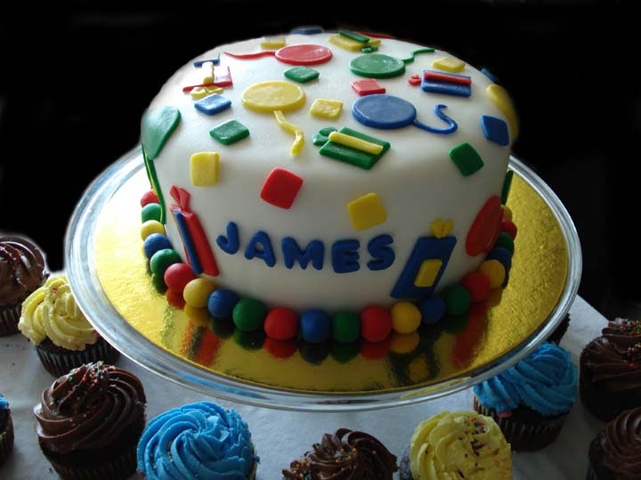 PASTRY PASSION BIRTHDAY CAKE FOR LITTLE JAMES