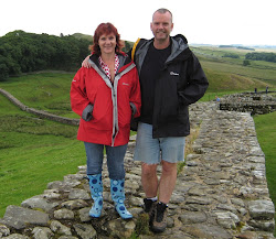 Jen and myself, Hadrian's Wall, last week!