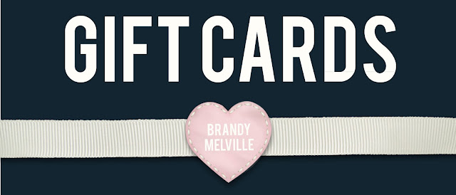 Brandy Melville USA: New Gift Cards at Brandy Melville stores!