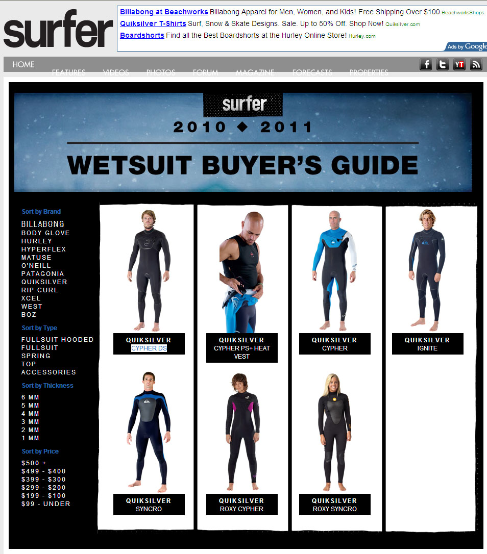 Quiksilver PR Wetsuit Buyer's Guide