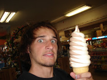 Blaine and ice cream @ Miller's Market 2007