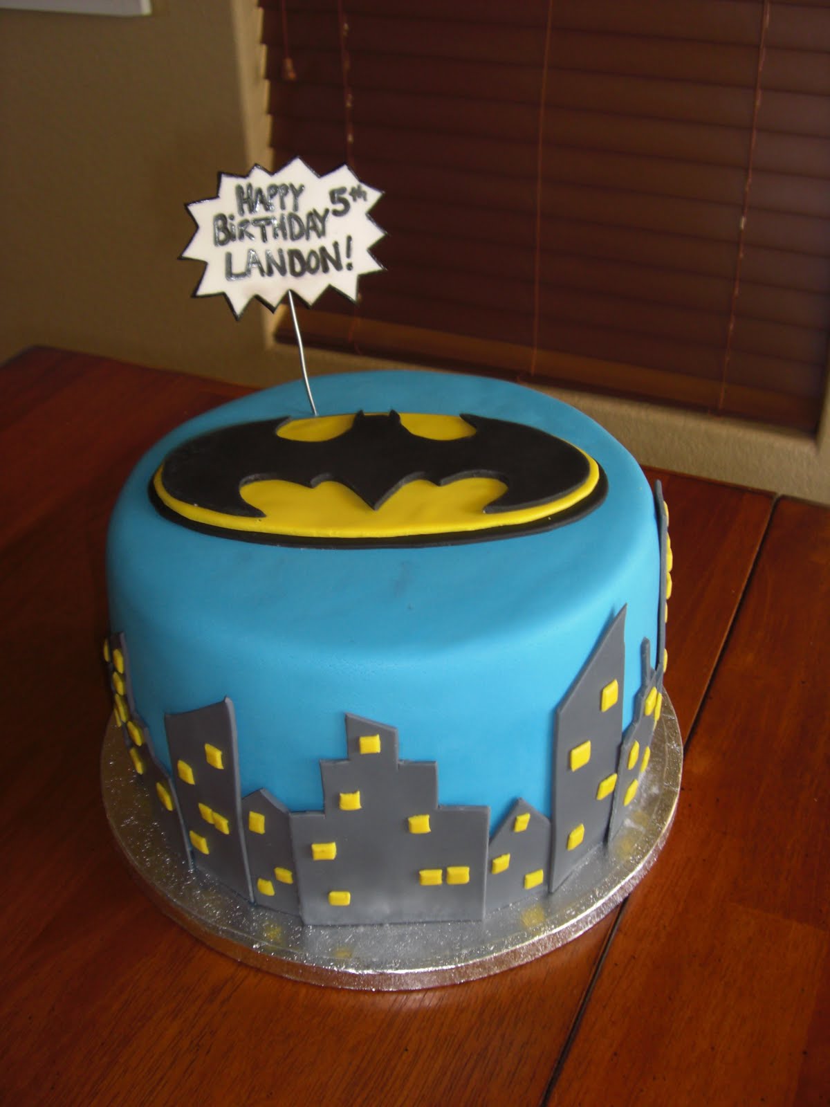 The Cake Shoppe Batman Cake