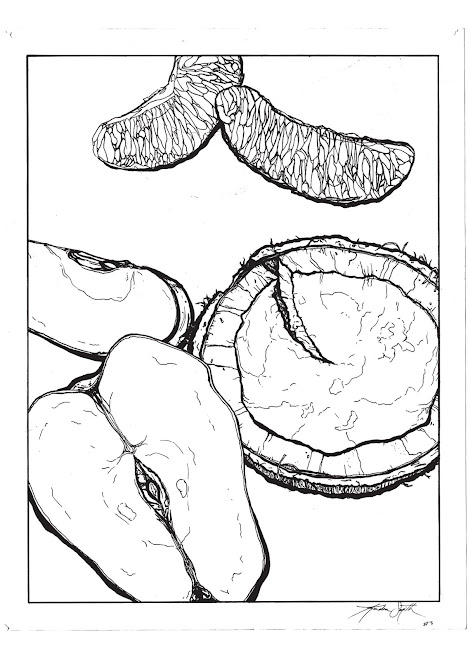 Contour Line Drawing Of Fruit : Drawing tiger stripe camo stencil car interior design