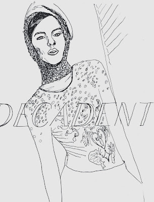Liz Blair's Art, Design, and Fashion: Fashion Coloring Pages Group2