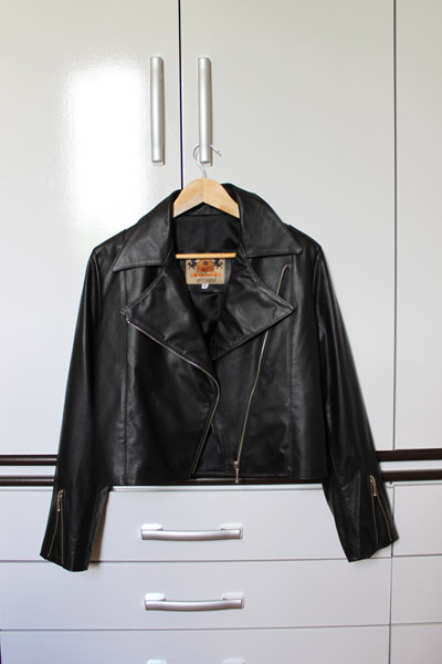 jaqueta de couro serra negra
