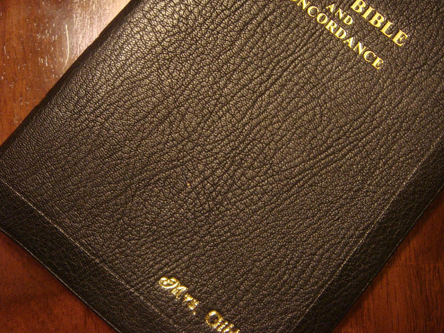 My RL Allan Ruby Edition Bible in black goatskin