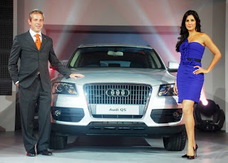 Katrina kaif With Audi Q5