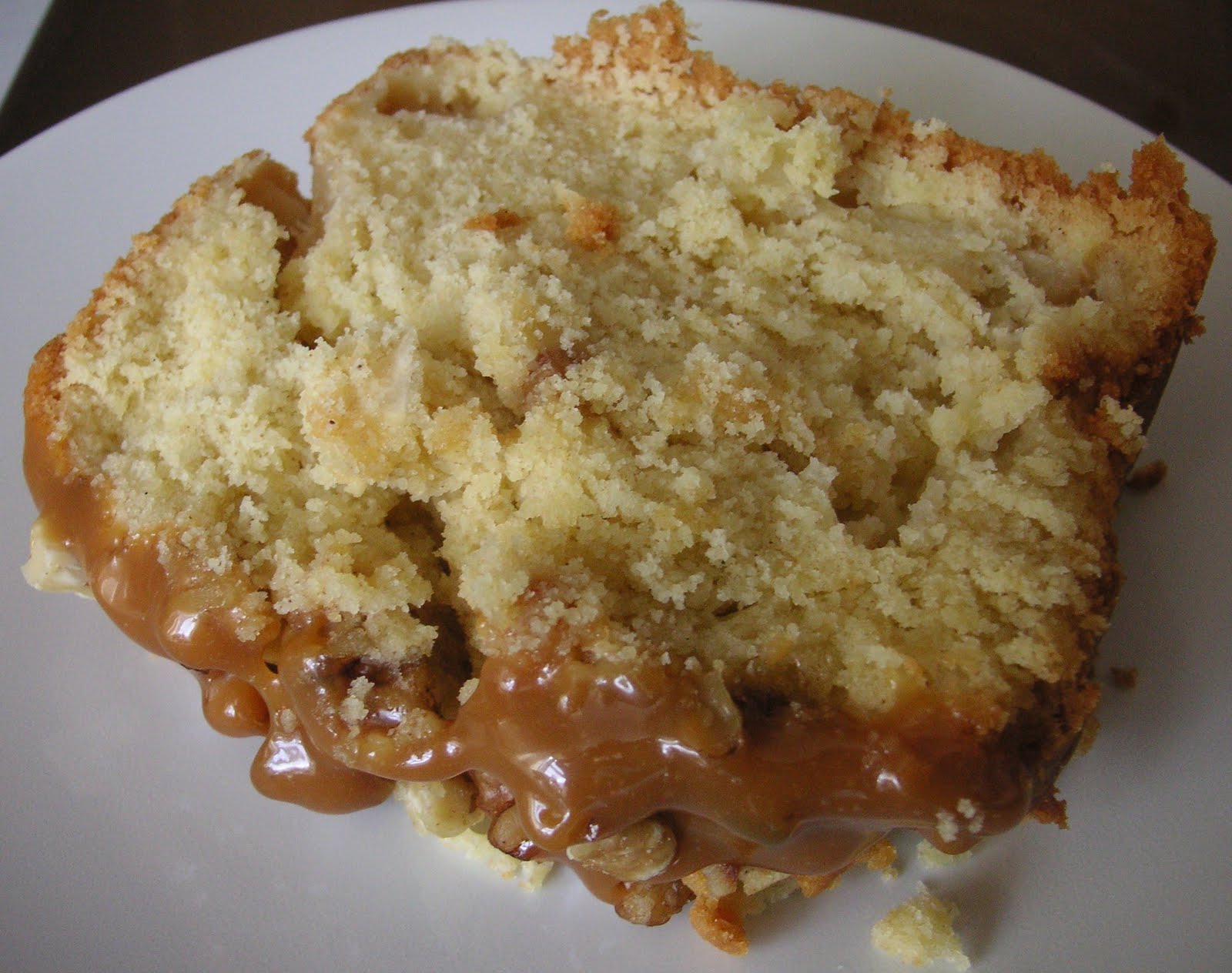 The Caked Crusader Caramel apple loaf cake