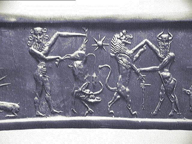 [Gilgamesh+slaying+the+Bull+of+Heaven.JPG]