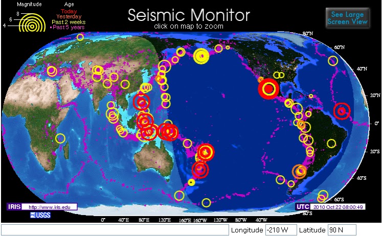 Terremotos en Tiempo real