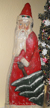 Wood Carved Father Christmas