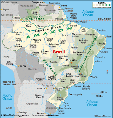 map og guyana
