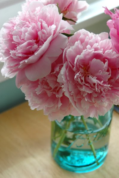  Peonies and roses come to mind when thinking of a shabby chic wedding