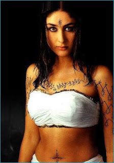 Bollywood Actress Kareena Kapoor Tattoos