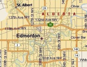 Edmonton Map