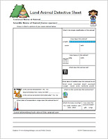 That Resource Site: New Science Detective Sheet for Kids