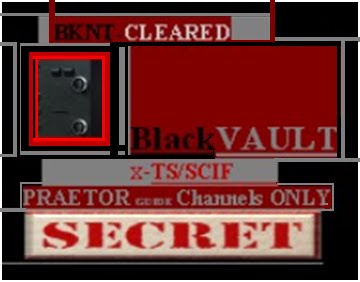 It's all in the BlackVAULT...