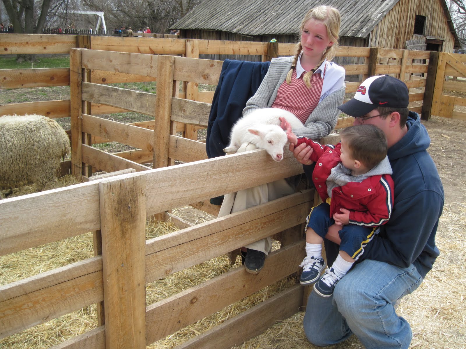 KATY, ROB, KADEN, AND CARSON Baby Animal Days in Logan