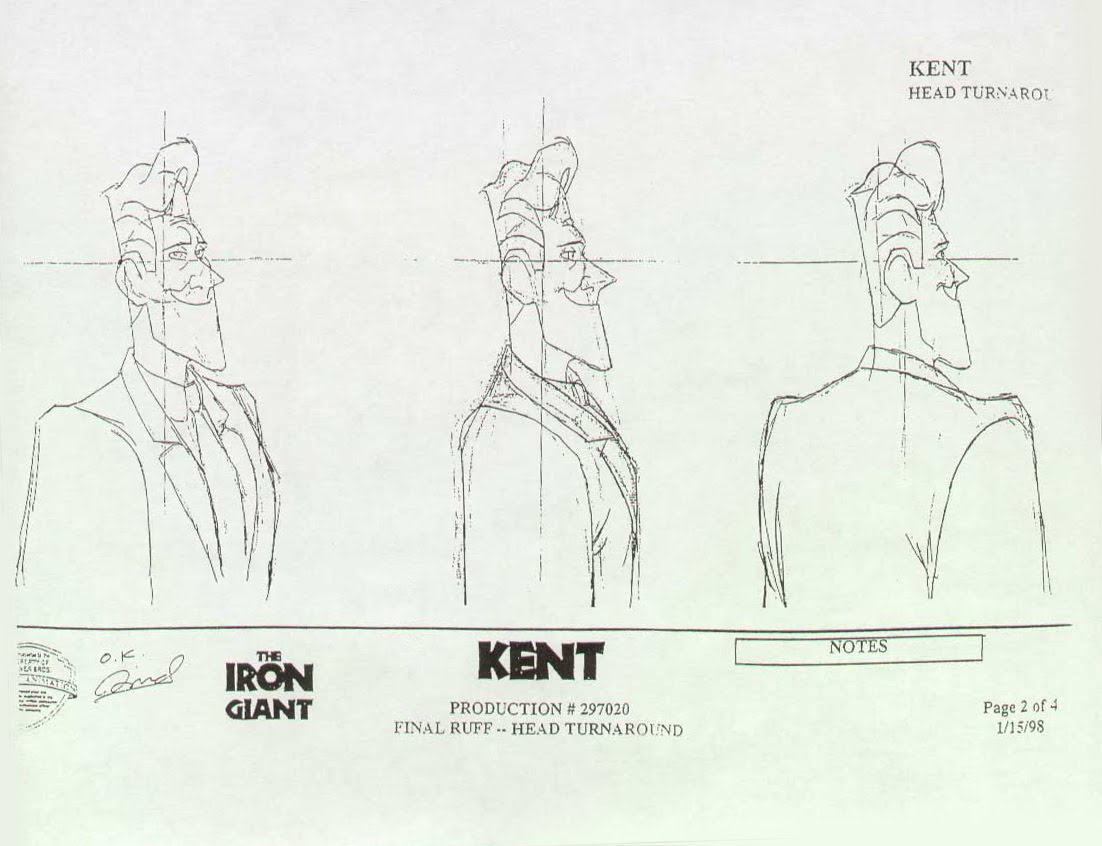 Living Lines Library The Iron Giant Character Kent Mansley