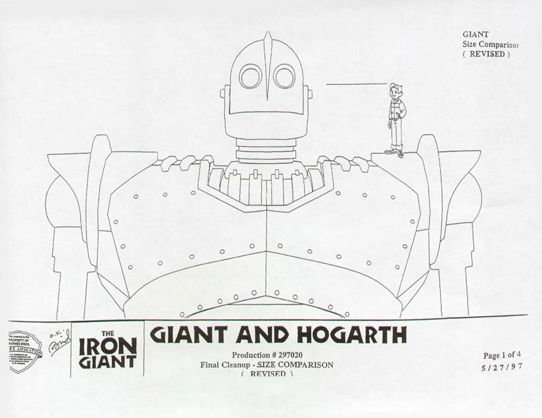 Living Lines Library The Iron Giant Character The Iron Giant