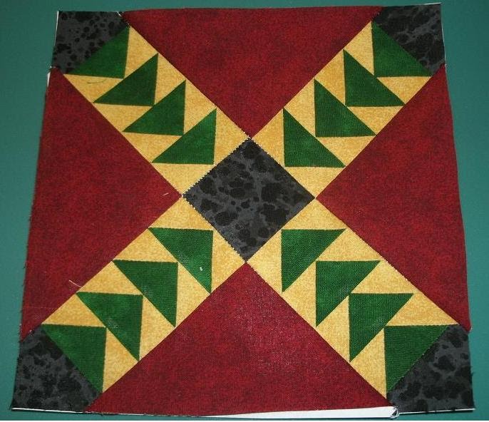 Kim's Northwoods Discoveries Wild Goose Chase & Bear Paw Wisconsin Quilt Blocks on Barns