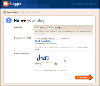 Cara Mendaftar di Blogger.com / Blogspot.com - Panduan Cara Membuat Blog
