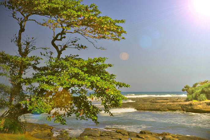 Senja Di Pantai Cicalobak Garut