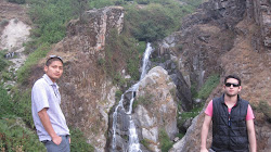 En la  cascada