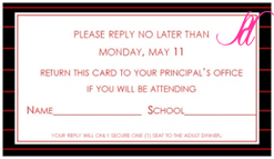 staff dinner invitation