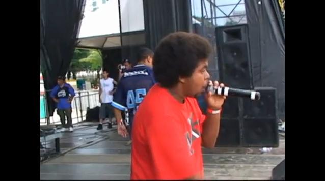show Ruídos Negros no 3ºencontro de hip hop nacional