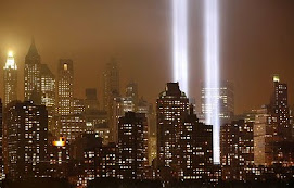 luces en la noche de Nueva York