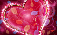 attractive valentine heart wallpaper