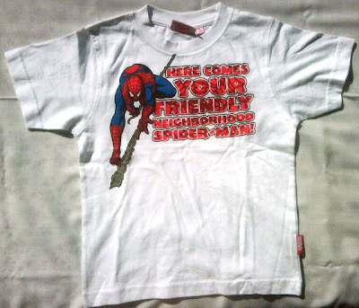 Tshirt Spiderman anak laki-laki branded 5