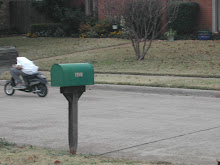 Austin on his scooter