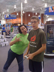 Goofing off at Best Buy