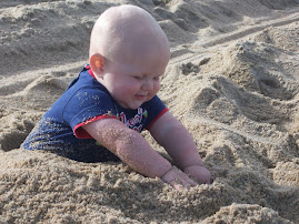 He ate a lot of sand!