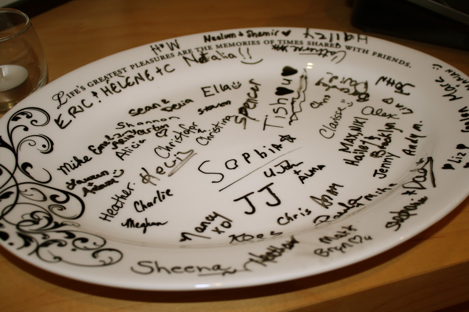 Simcoe Street Guest Book Platter