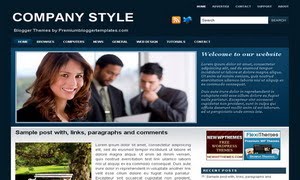 Công ty US xanh Blogger Template