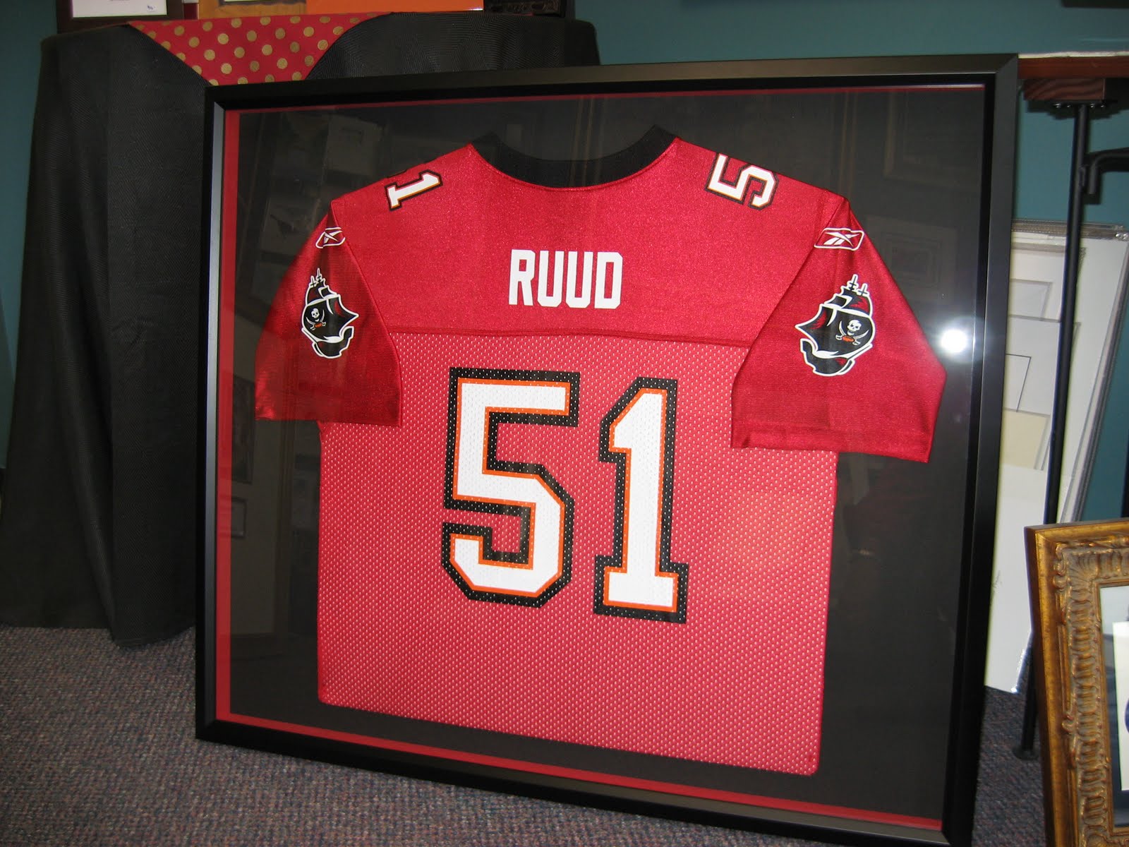 FRAMEWORX Custom Picture Framing Sports Jerseys Framed