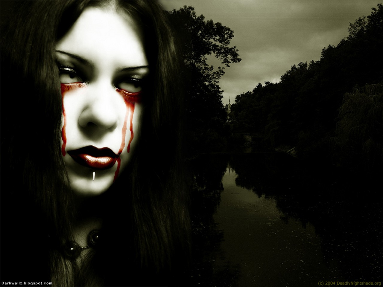 Bleeding Eyes | Dark Wallpaper Download