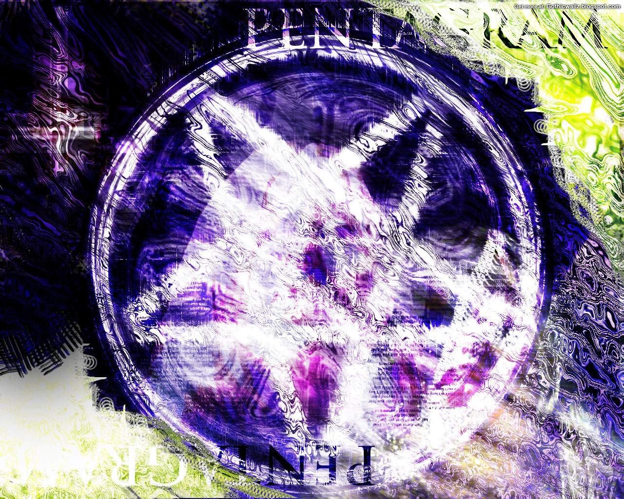 Gothic Wallpaper Preview: Pentragram-1