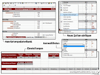 Excel Packliste Vorlage Einstellungen