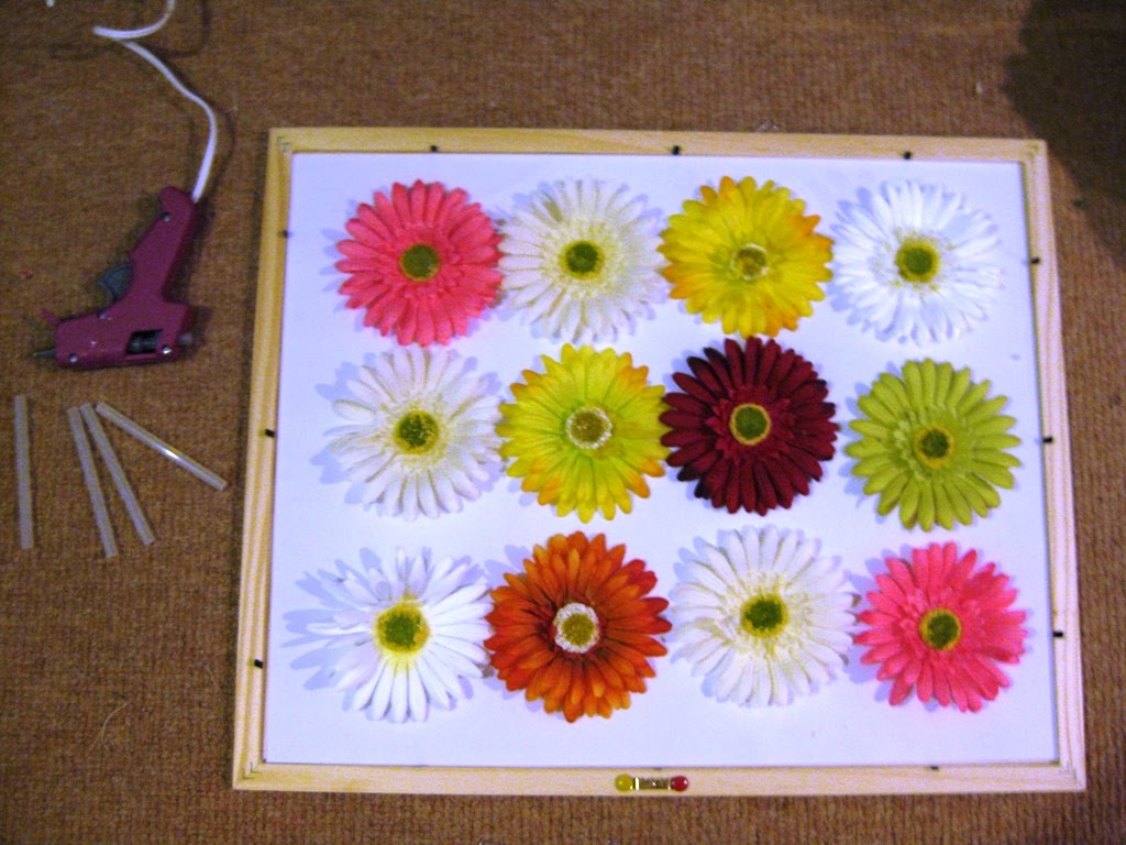 sewhungryhippie Flower Power Wall Art
