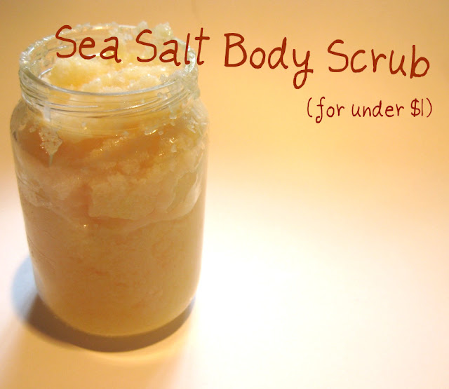 sewhungryhippie Self Recovery Recipe Minty Sea Salt Body Scrub