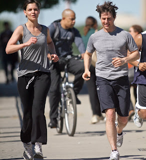Katie Holmes And To Cruise: Sweaty Together