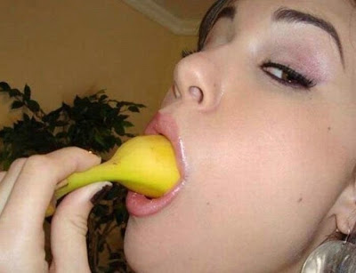 banana in my mouth