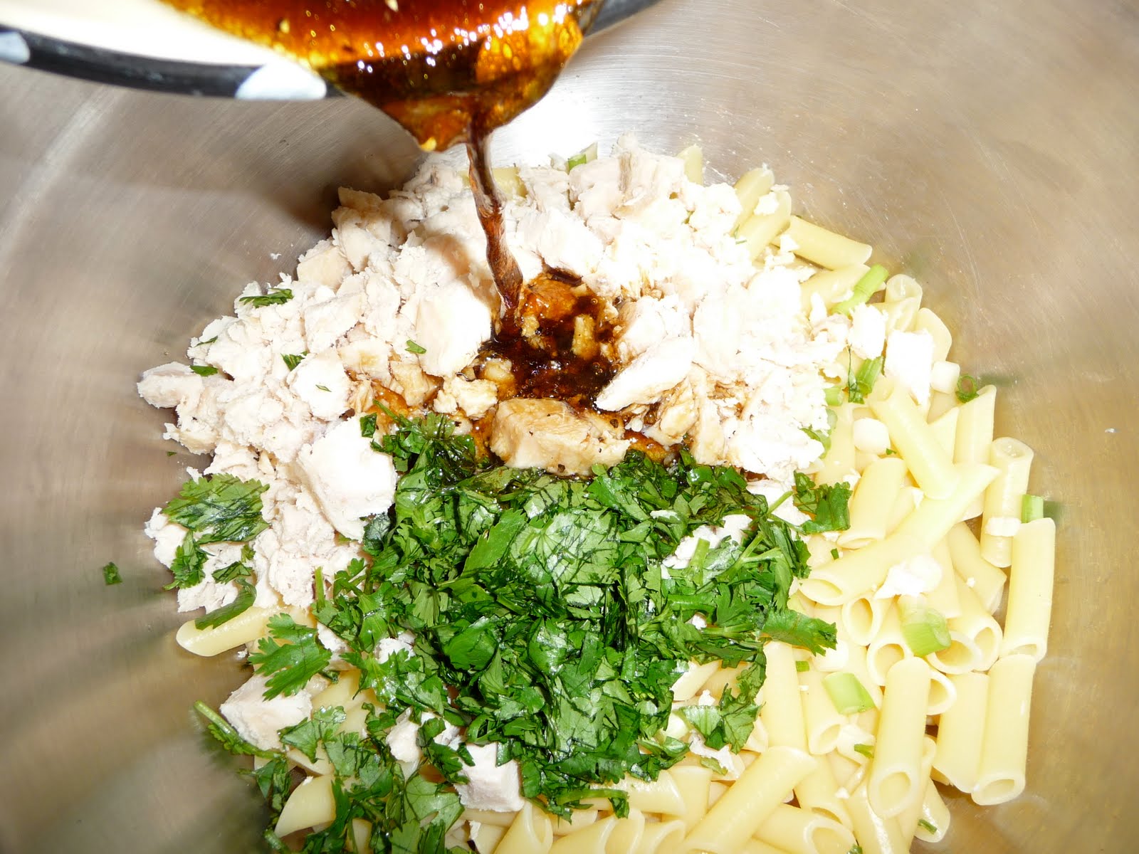 Glutenfree Oriental Chicken Pasta Salad