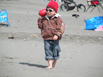 My boy loves the beach